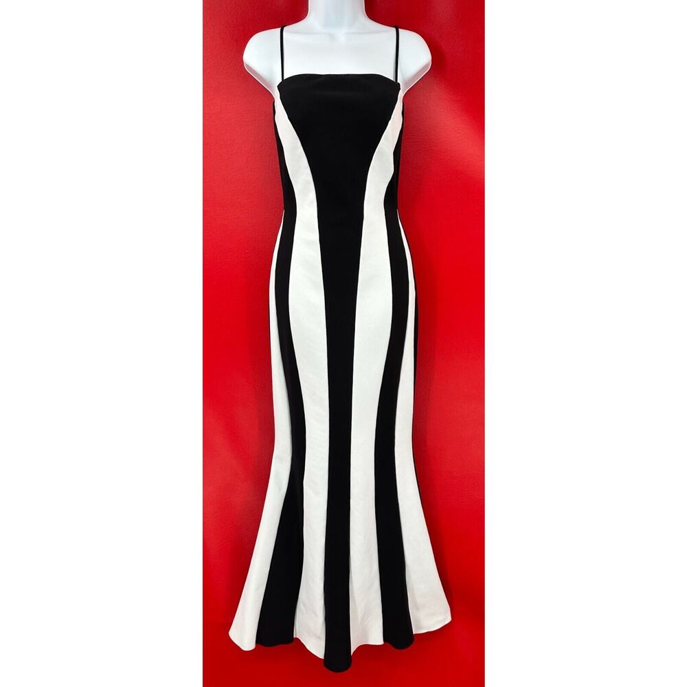 Chiara Boni La Petite Robe Strapless Colorblock Mermaid Beautiful Dress 38 US 2 - Picture 2 of 16